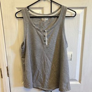 Anne Klein Gray Tank Top Size Medium